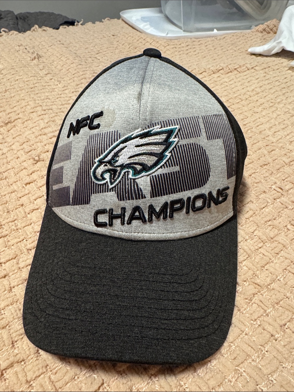NFL Philadelphia Eagles Gray and Black Champions Hat